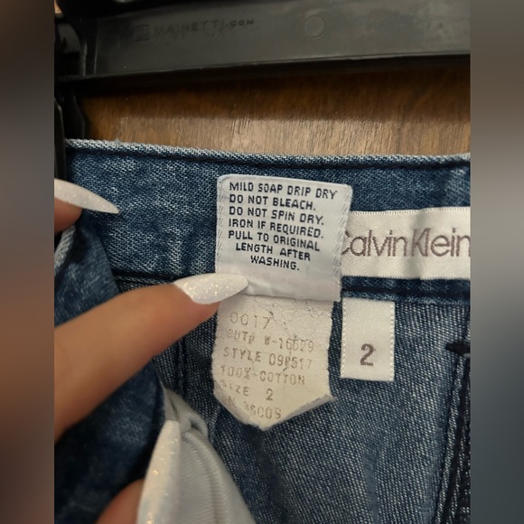 Vintage Calvin Klein Sport/Petite High Waisted Mom Jeans Size 2 Women's - Picture 2 of 5